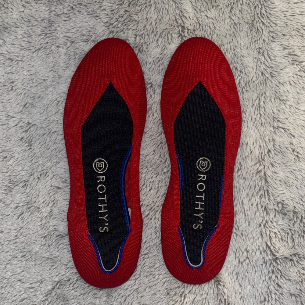 Rothy's Bright Red Flats
